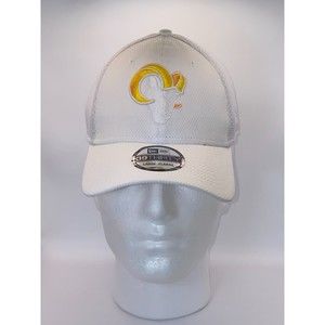 New Era 39Thirty Los Angeles LA Rams White Yellow Logo NFL Football Hat Cap L/XL